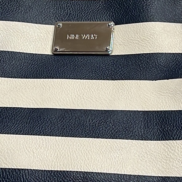Nine West Stripe Tote Bag - Picture 2 of 5